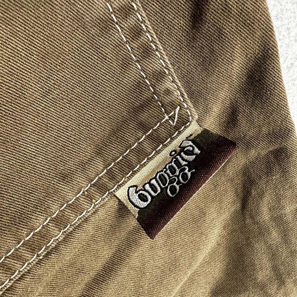 Vintage Y2K Buggirl Pants Womens Large 10-12 Brown Baggy Fit Joggers - Picture 11 of 16